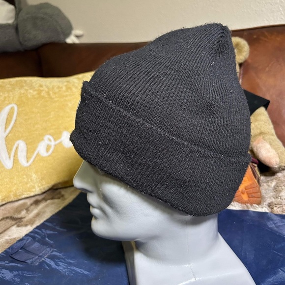 Carhartt Black Cap Beanie One Size Fits Most Hat Knit Acrylic - Picture 6 of 12